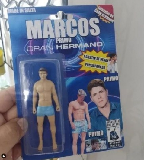 Por cuánto se vende el muñeco de Marcos campeón de Gran Hermano