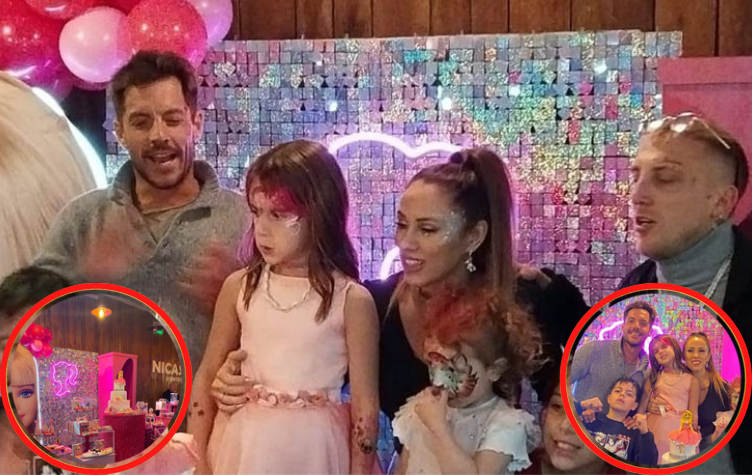 Barby Silenzi festejó el cumpleaños de su hija Elena junto a El Polaco