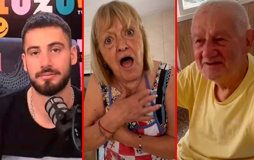 Video así reaccionaron los abuelos de Nico Occhiato al ver el tatuaje