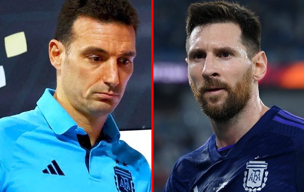 Revelaron detalles de la pelea entre Messi y Scaloni en la Selección