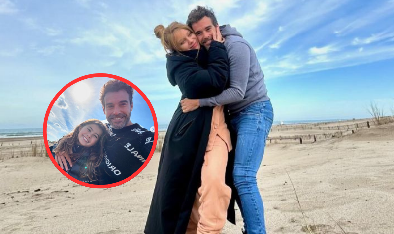 Se conoció cómo se lleva la nueva novia de Nicolás Cabré con su hija