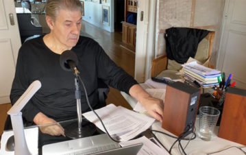 Reapareció Víctor Hugo Morales tras la operación del corazón: "Yo que soy tan zurdo, acostumbrándome a usar la derecha"