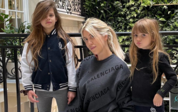 ¡Las herederas!  Las hijas de Wanda Nara posaron con los extravagantes tacos de mamá
