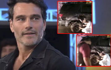 Impactante video: así quedó la camioneta de Hernán Drago tras ser chocada por otra 4x4 en Palermo