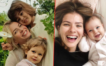 A quién les deja la China Suárez sus hijos Rufina, Magnolia y Amancio mientras trabaja