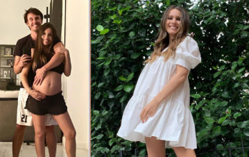 ¡Pura ternura! Pampita mostró con orgullo el primer ajuar que le preparó a su futura beba