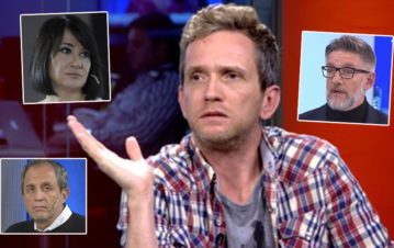 El ataque de furia de Diego Reinhold contra los periodistas: trató de "cagón" a Novaresio, de "idiota" a Tenembaum y de "hdp" a Santillán