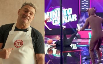 ¡Alto blooper! El tremendo golpe del Turco García al patear un penal en TV