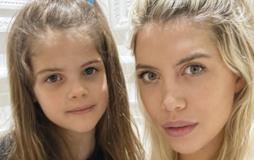 ¡Divina! Wanda Nara mostró el tremendo cambio de look de su hija Francesca