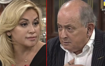 Infernal cruce a gritos entre Verónica Ojeda y Chiche Gelblung por la muerte de Maradona: “¡Lo podrías haber salvado!”