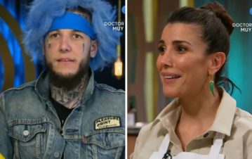 ¡Todo mal! La durísima frase de Alex Caniggia contra Andrea Rincón en Masterchef