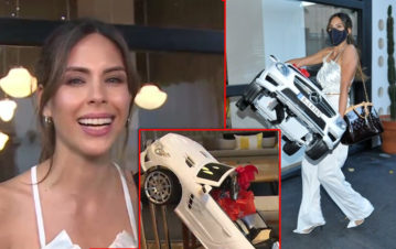 El impresionante autito que le regaló Barby Franco a Pampita para su beba: cuesta 87.500 mil pesos