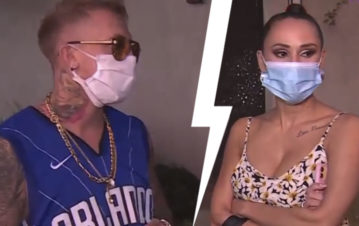 El video de la escandalosa pelea entre El Polaco y Barby Silenzi en la presentación de La Academia