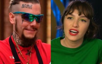 ¿Es o se hace? Candela Vetrano habló de la “verdadera cara” de Alex Caniggia detrás de cámara en Masterchef