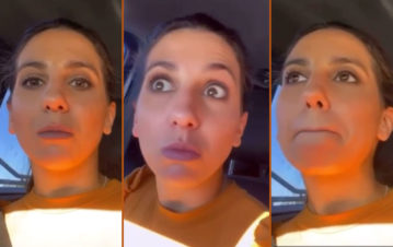 El horrible incidente escatológico de Cinthia Fernández en plena Panamericana
