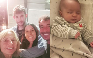 ¡Un mes sin vos! Las fotos íntimas de Tomás Allende y Félix, el hijo de Sofía Sarkany