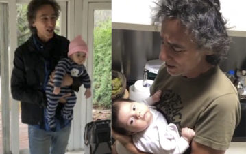 Javier Calamaro fue papá a los 55  años y eligió un nombre quechua para su beba