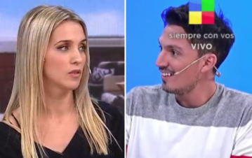 ¡Tensión! Soledad Fandiño y Guido Zaffora protagonizaron un fuerte cruce al aire