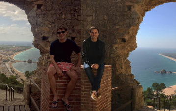 La foto que confirma la historia de amor de Gastón Dalmau con José Navarro, un español muy pintón