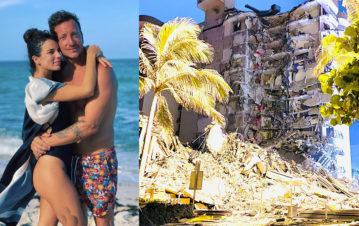 Tragedia en Miami: Nico Vázquez y Gimena Accardi estaban en el edificio que se derrumbó