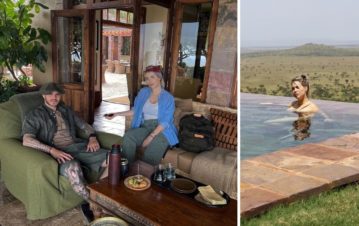 Las fotos y videos de las excéntricas vacaciones de Wanda Nara en África