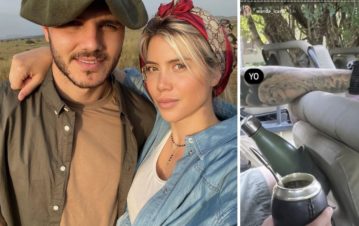 Wanda Nara mostró el tatuaje de su rostro que tiene Mauro Icardi : "Lo más increíble es que..."