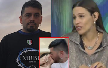 La polémica opinión de Pampita sobre el beso en la boca de Diego Maradona Junior a su hijo de 3 años