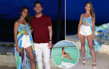 La picante reacción de Lionel Messi al ver las fotos sensuales que mostró Antonela Roccuzzo en el mar