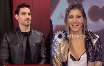 La declaración de amor de Cande Ruggeri para su novio con un flor de palazo a Cachete Sierra