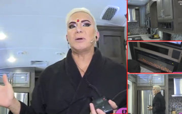 Así es el lujoso motorhome de Flavio Mendoza: chimenea virtual, dos televisores y baño premium