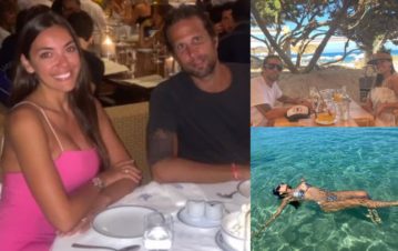 ¡En el paraíso! Las fotos de las vacaciones románticas de Floppy Tesouro y su nuevo novio en Ibiza