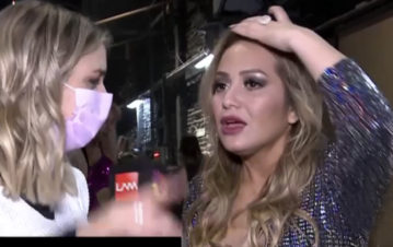 Karina La Princesita atropelló a un motociclista y temió lo peor