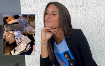¡Demasiadas compras! Lola Latorre mostró cómo quedó su habitación tras volver de viaje y abrir las valijas