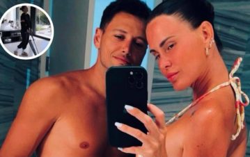 ¡No se le caen los anillos! Mauro Zárate escrachó a Natalie Weber limpiando con look de entrecasa (en Nordelta)