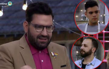 Damián Betular provocó un tenso cruce entre dos participantes en Bake Off