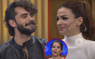 ¿Tercera en discordia? La canción con la que presentaron a Agustina Cherri en el programa de Juana Viale con... ¡Gonzalo Heredia al lado!