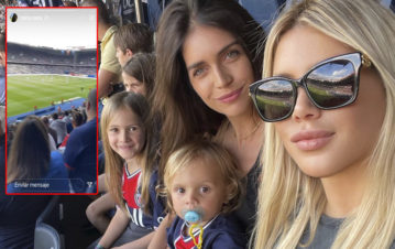¡Para nada top! La pésima ubicación que le dan a Wanda Nara cuando el PSG juega en el Parque de los Príncipes