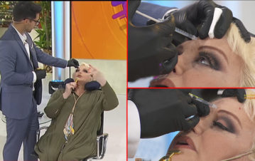 Carmen Barbieri se puso bótox en vivo y le hizo un increíble pedido al cirujano