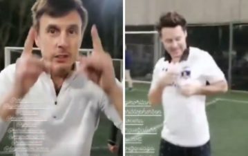 El inesperado video de Benjamín Vicuña y Roberto García Moritán juntos y súper compinches