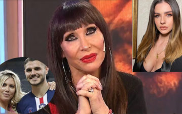 Moria Casan se metió lo en la pelea de Wanda Nara y la China Suárez con un terrible mensaje