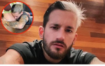 Las tiernas fotos de Ricky Montaner abrazando la pancita de embarazada de Evaluna