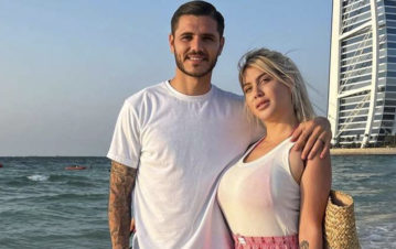 Wanda Nara para verse flaca se pasó de Photoshop y deformó a Icardi: las pruebas