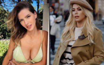 La respuesta súper hot de la China Suárez a Wanda Nara después que la amenazó por teléfono con un "ya te voy a cruzar"