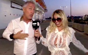 ¡Rompió todo! El estrepitoso accidente de Vicky Xipolitakis en Por el mundo
