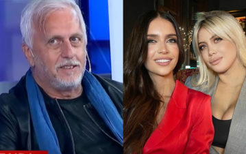 ¡Todo mal! Andrés Nara se quejó de Wanda y Zaira: "Ninguna de las dos le..."