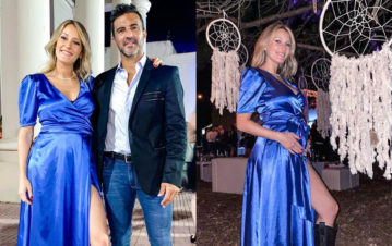 Mica Viciconte mostró por primera vez su pancita de 4 meses de embarazada y se robó todas las miradas
