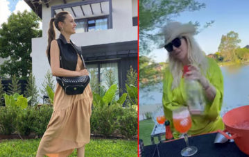 Las fotos de las mansiones de Pampita y Wanda en un country y las pruebas que son vecinas