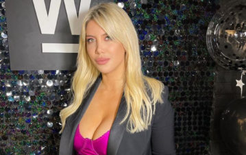 ¡Toda una estrella! Wanda Nara causó furor en la inauguración de su local de cosméticos