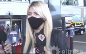 ¡Polémico! Qué le gritaron a Wanda Nara en el Aeropuerto de Ezeiza no bien llegó al país