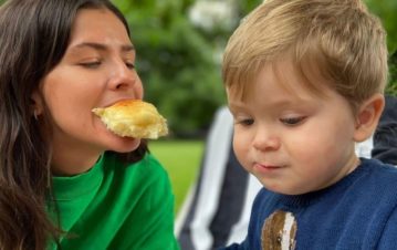 ¿Qué come? La China Suárez mostró las viandas veganas que le encantan a su hijo Amancio